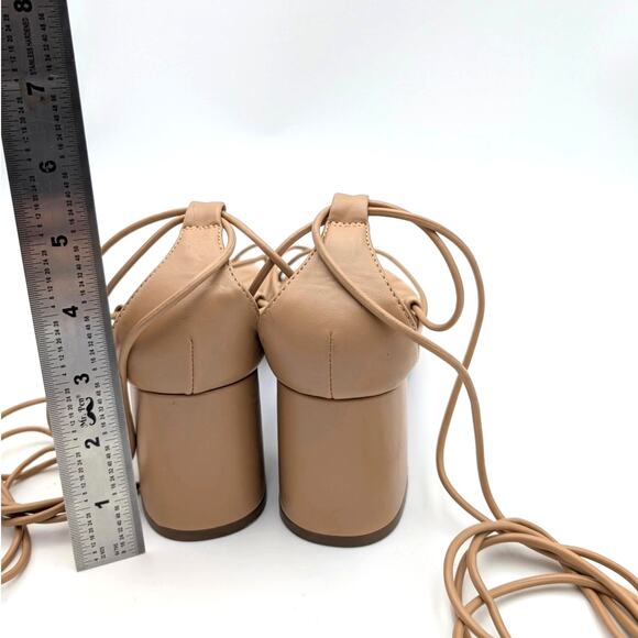 Aerosoles Caramia Strappy Heel Sandals Women's Doe Pu Leather Size US9M EU40 - Picture 4 of 11